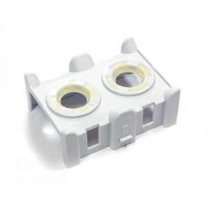 Uchwyt kosza górnego z uszczelką zmywarki WHIRLPOOL  02056