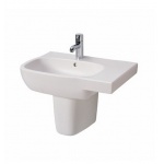 Umywalka asymetryczna STYLE 65 cm z przelewem