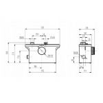 WC Kompakt Premium + pompa młynek z rozdrabniaczem Aquasan