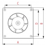 Wentylator ścienny WA 100