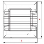 Wentylator ścienny A-Matic 100