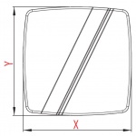 Wentylator ścienny Linea 100