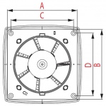 Wentylator ścienny Retis 100