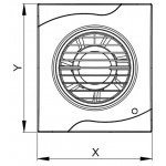Wentylator ścienny Vecco 100