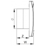 Wentylator ścienny Vecco 100