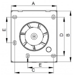 Wentylator ścienny Vecco 100