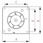 Wentylator ścienny Ventix WVV 100