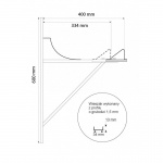 Wieszaki regulowane do wymienników poziomych kpl.