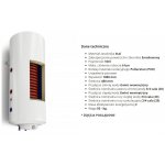 Wymiennik c.w.u. z wężownicą 100 l lewy Galmet