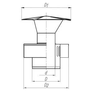 Wywiewka nierdzewna SX-TDN...W1