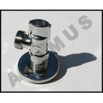 Zawór kątowy głowica ceramiczna 2G Chrom