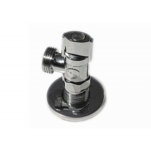 Zawór kątowy głowica ceramiczna 2G Chrom