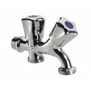 Zawór kątowy głowica suwakowa dwa zawory