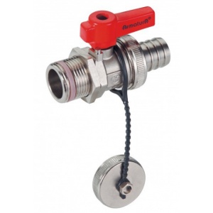 Zawór kulowy z dźwignią spustowy