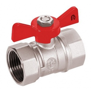 Zawór kulowy z motylkiem