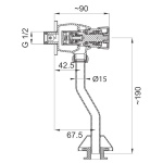 Zawór pisuarowy FERRO