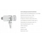 Pisuar KOŁO NOWA PRO PICO kompletny z zaworem Hydroland i syfonem