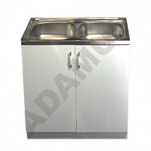 Zestaw szafka + zlewozmywak + syfon